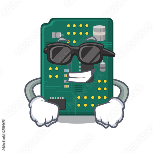 Super cool circuit board pcb in cartoon shape