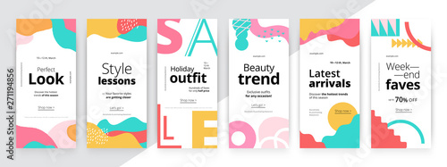 Modern promotion square web banner for social media mobile apps. Elegant sale and discount promo backgrounds with abstract pattern. Email ad newsletter layouts.