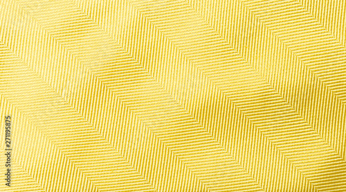 Blank yellow fabric pattern background, fabric texture background
