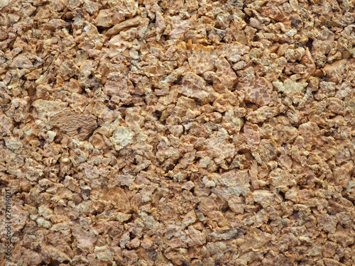 Cork surface. Picture for background. Close-up. Captured on a macro lens
