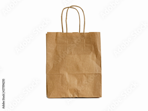 Brown paper eco bag