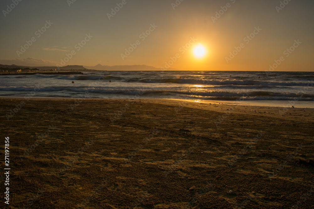 Naklejka premium couché de soleil