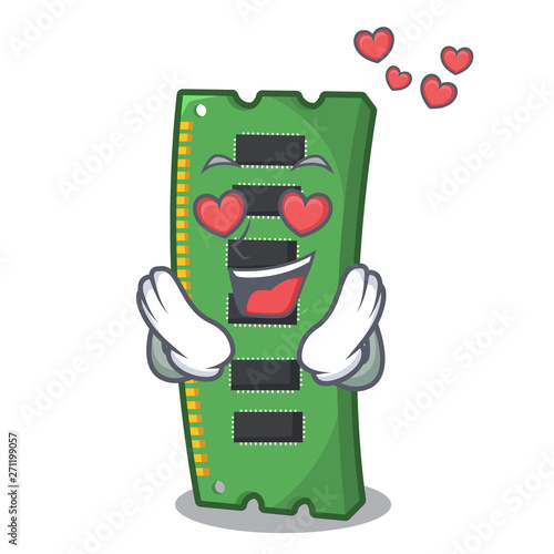In love RAM memory card in PC character