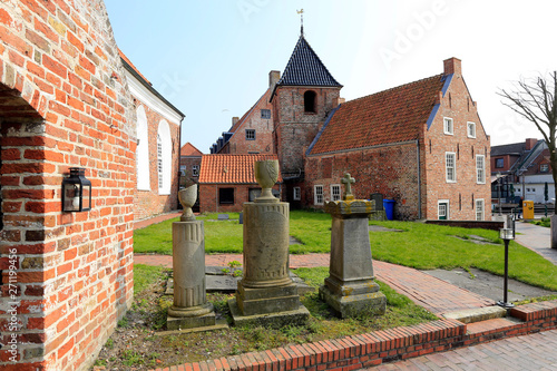 Church, Evangelical Reformed Church, Greetsiel, Germany, Europe photo