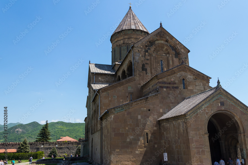 Svetitskhoveli Orthodox Cathedral (UNESCO World Heritage site) in Mtskheta, Georgia