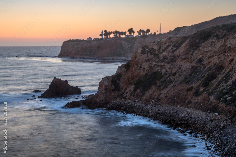 Pelican Cove and Point Vicente after Sunset