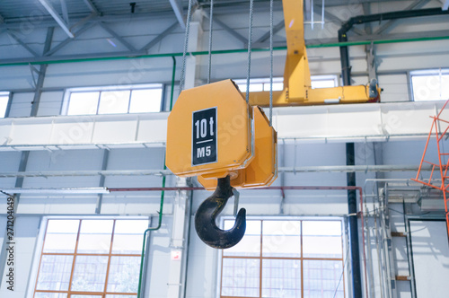 Factory overhead crane hook
