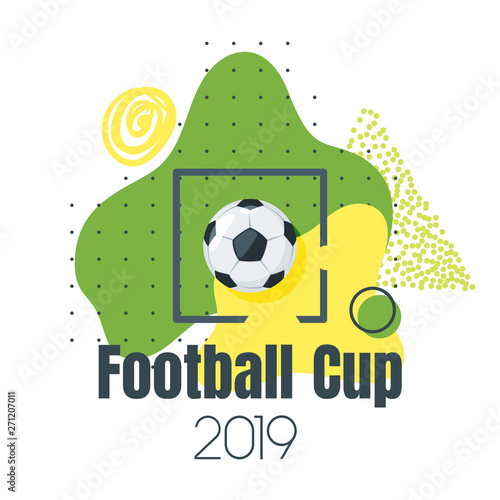 Soccer championship design element 