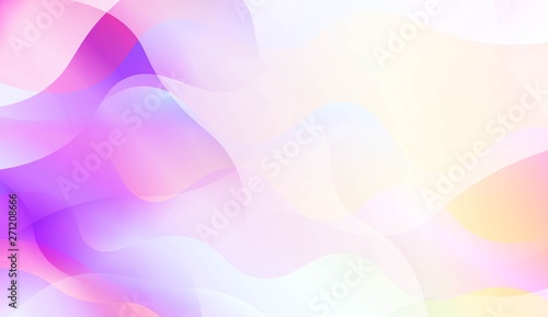 Futuristic Color Design Geometric Wave Shape, Lines. For Your Design Wallpapers Presentation. Vector Illustration with Color Gradient.