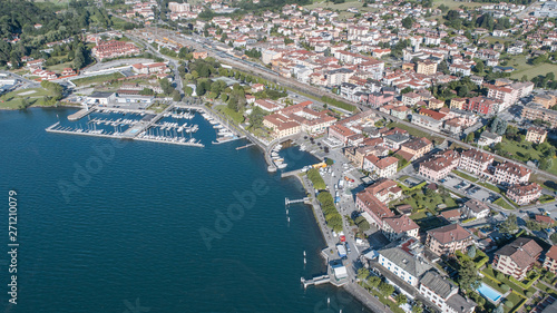Lake of Como, little port and village of Colico