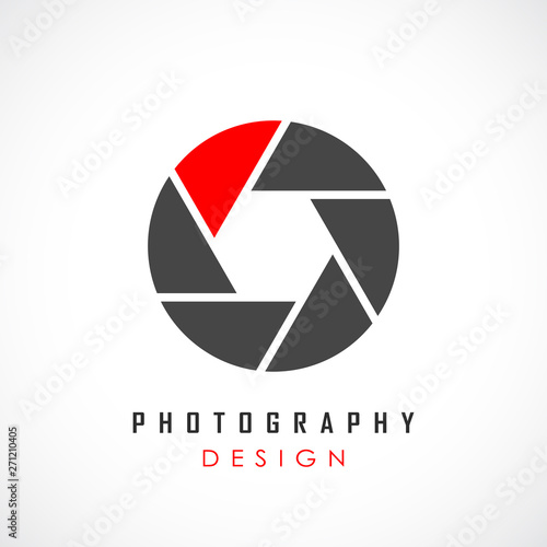 Photography abstract vector logo design