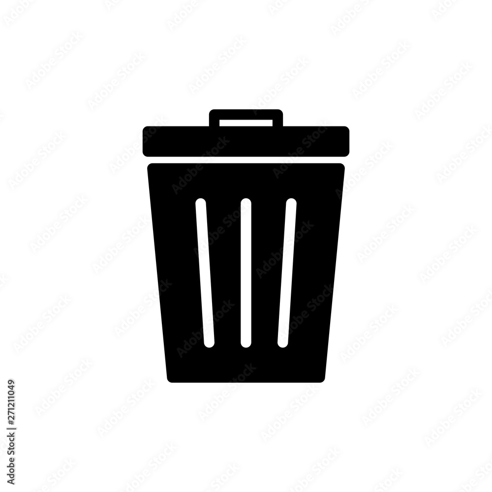 Trash icon. trash can icon. Delete icon vector Trash icon. trash can icon. Delete icon vector