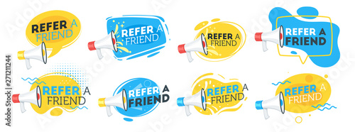 Refer a friend concept