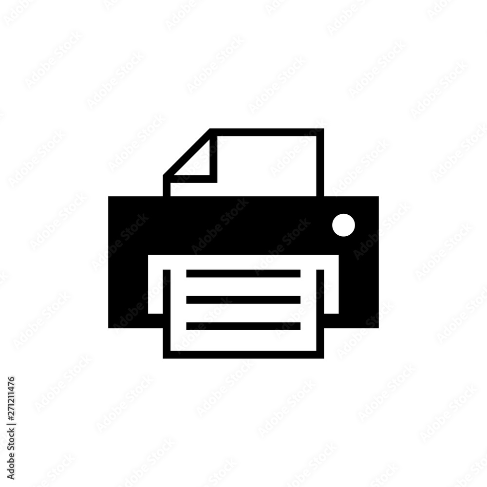 Printer icon. print icon. Printer vector icon