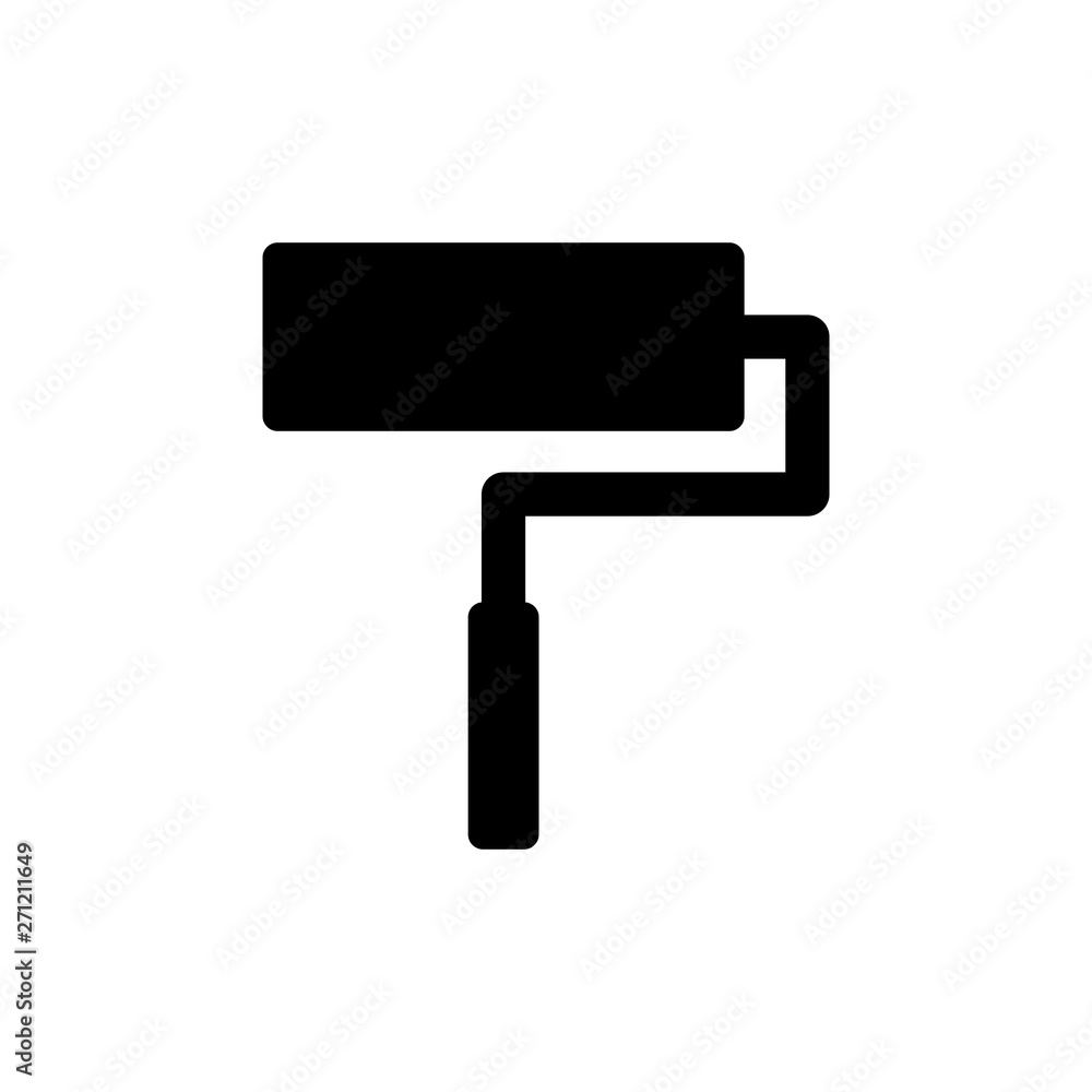 Paint icon. Paint brush vector icon. Paint roller icon Paint icon. Paint brush vector icon. Paint roller icon