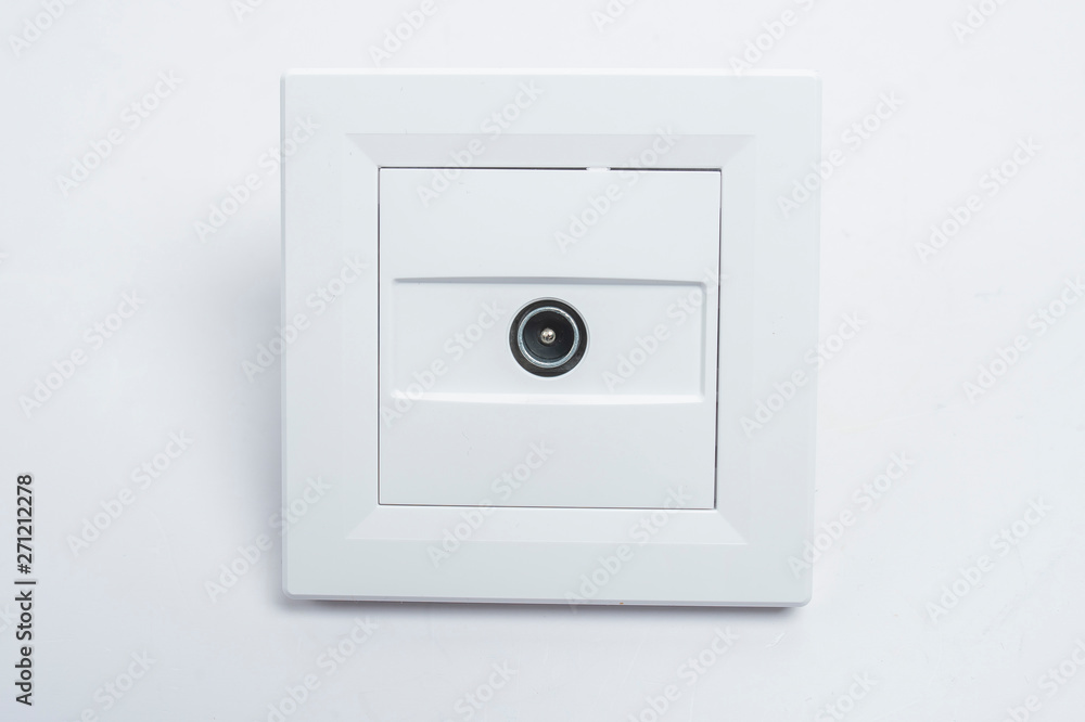 electrical outlets on a white background electrical outlets on a white background