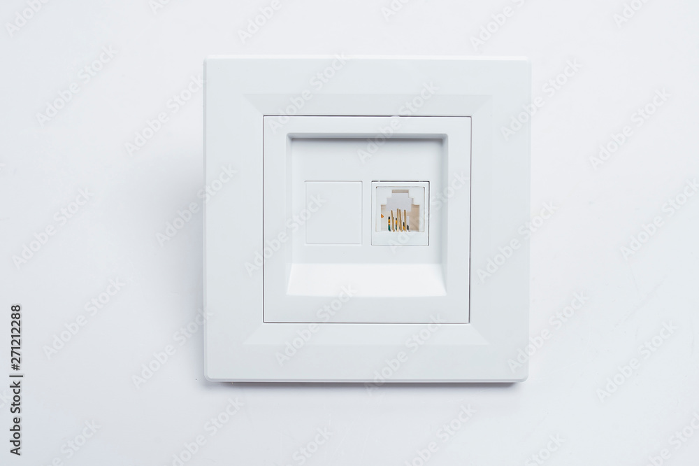 electrical outlets on a white background electrical outlets on a white background