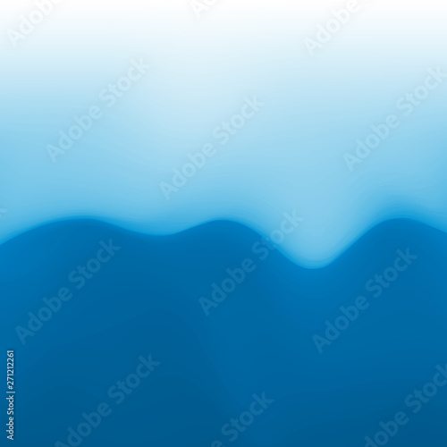 Dynamic Vector Blue Fresh Watery Background