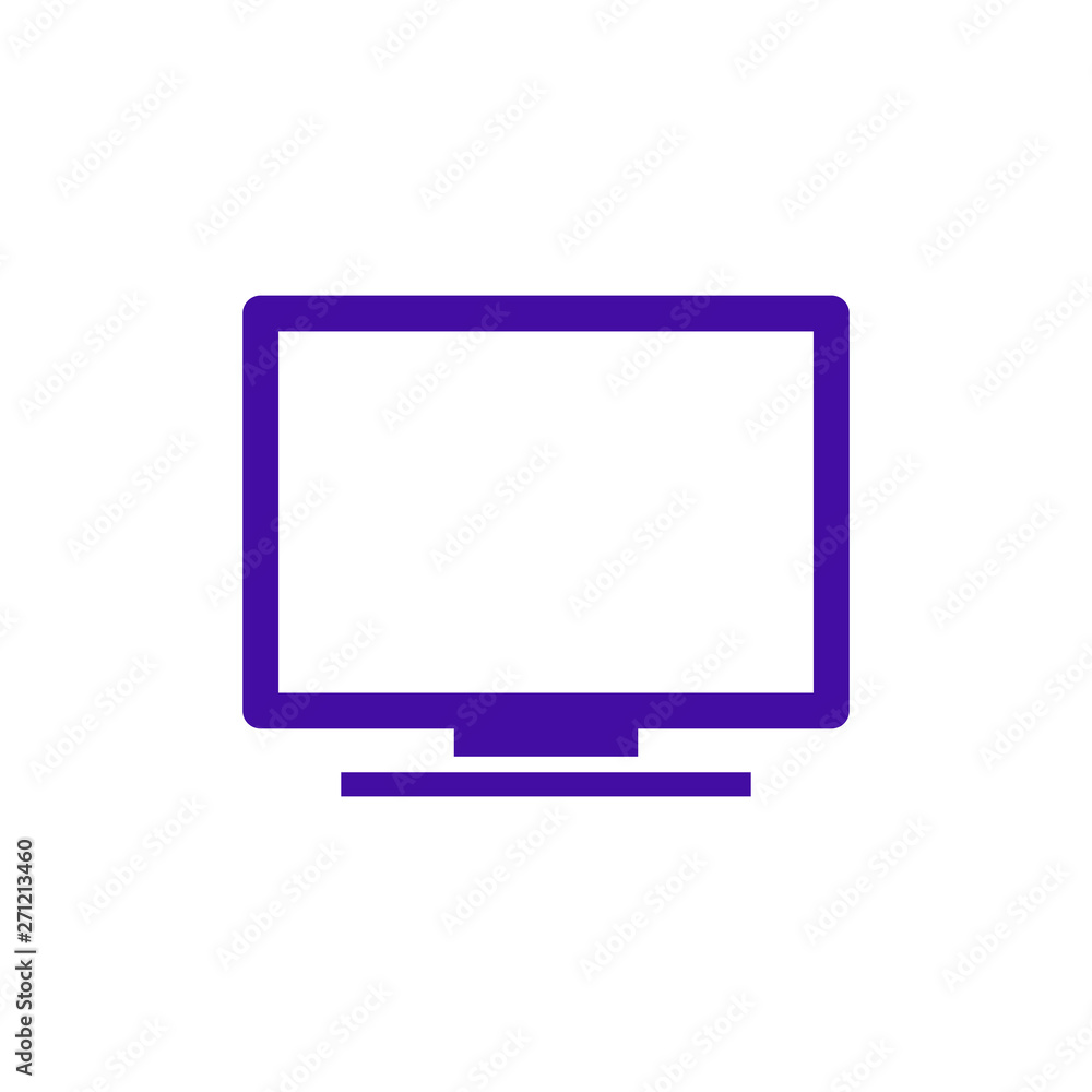 PC Icon vector. Computer monitor icon. Flat PC symbol. PC Icon vector. Computer monitor icon. Flat PC symbol.