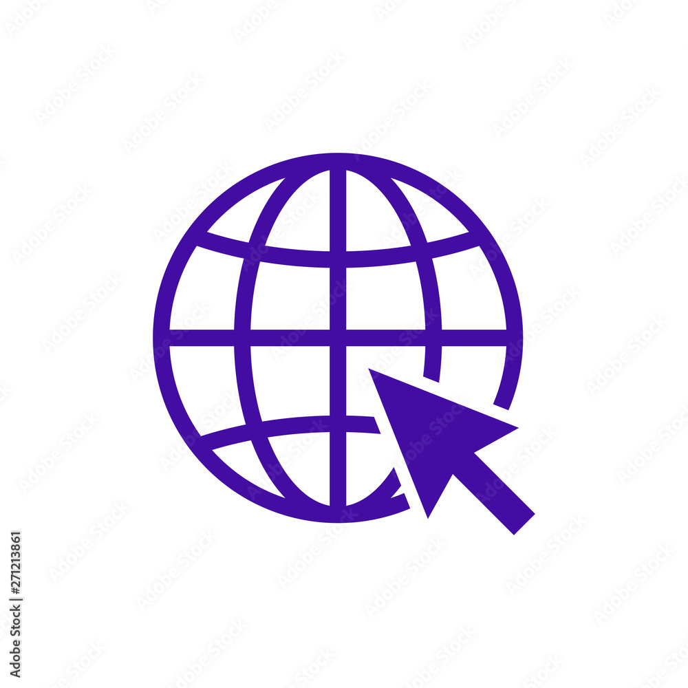 Web icon. Website icon page symbol for your web design. Internet world vector Web icon. Website icon page symbol for your web design. Internet world vector