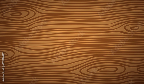Dark brown wooden cutting, chopping board, table or floor surface. Wood texture. Vector illustration