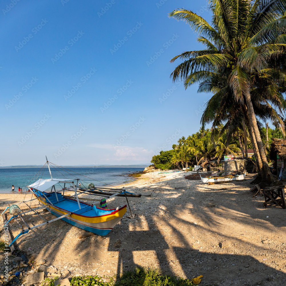 boat on the beach, Capul islands, Philippines