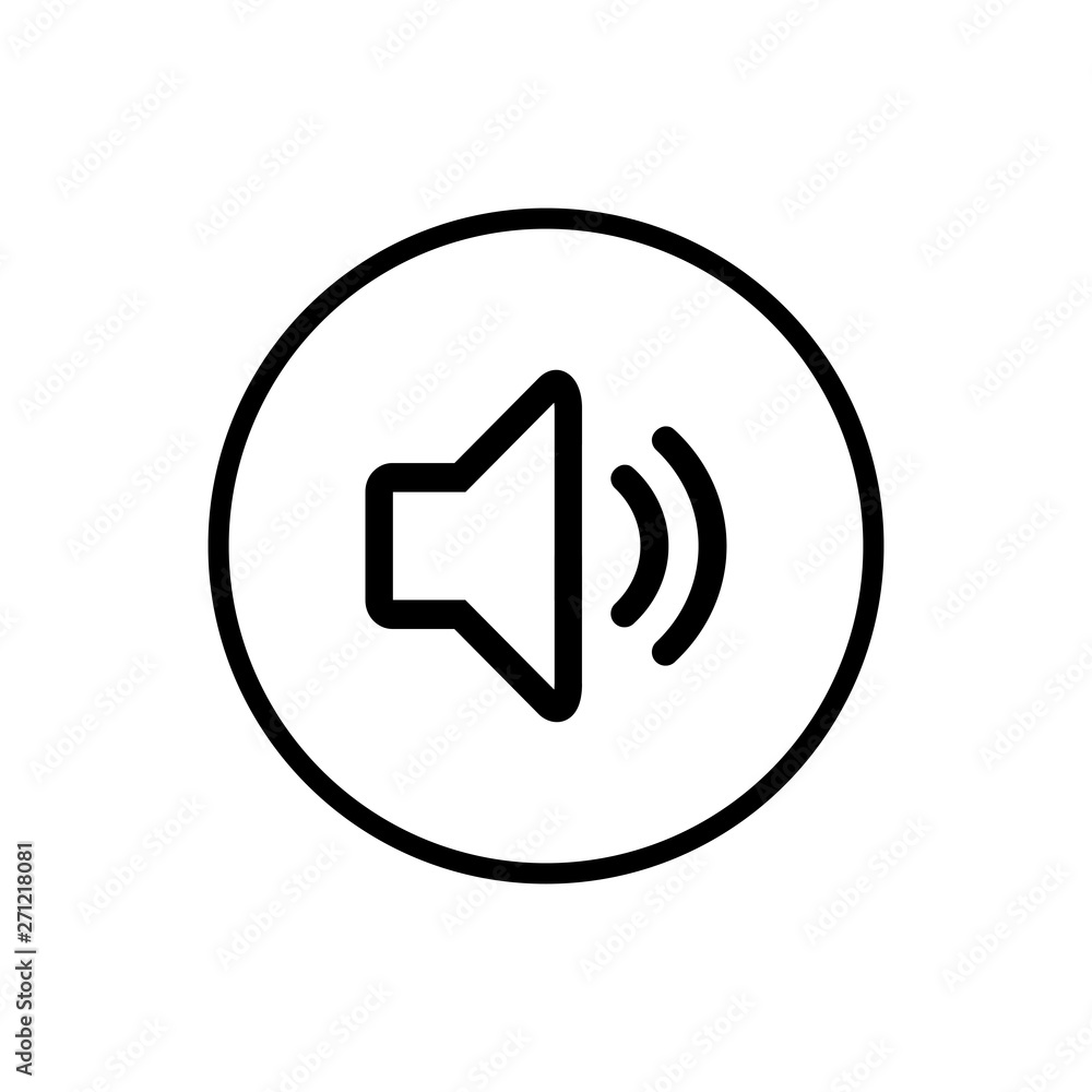Speaker icon vector. Volume icon. Loudspeaker icon vector Speaker icon vector. Volume icon. Loudspeaker icon vector