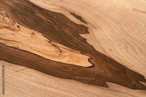 Tischplatte Nussbaum Massivholz wunderschöne Maserung braun