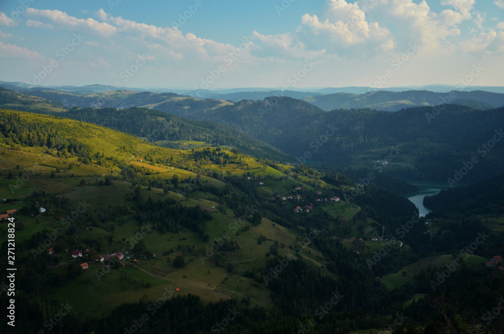 Beautiful landscape in Serbia