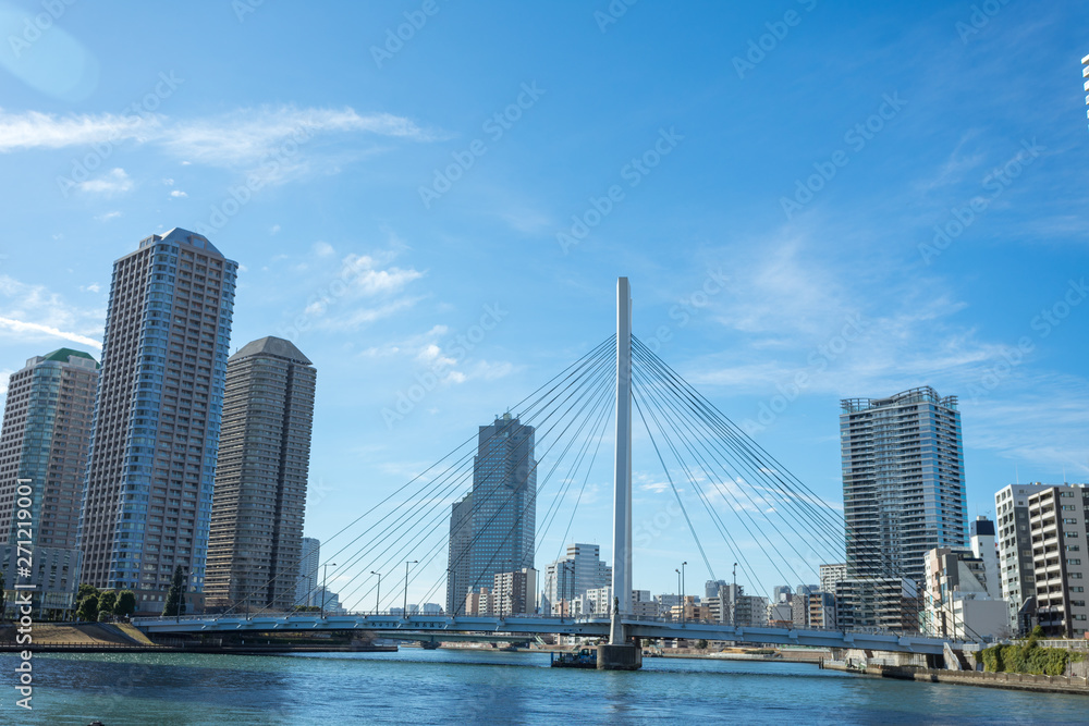 都市・東京・川・風景