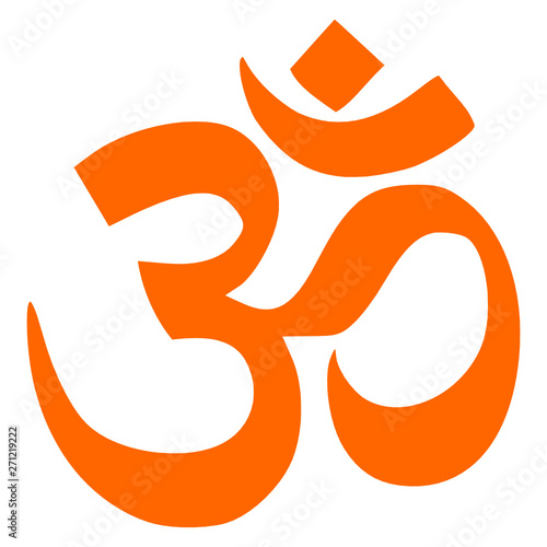 High quality vector illustration of the Om religious symbol