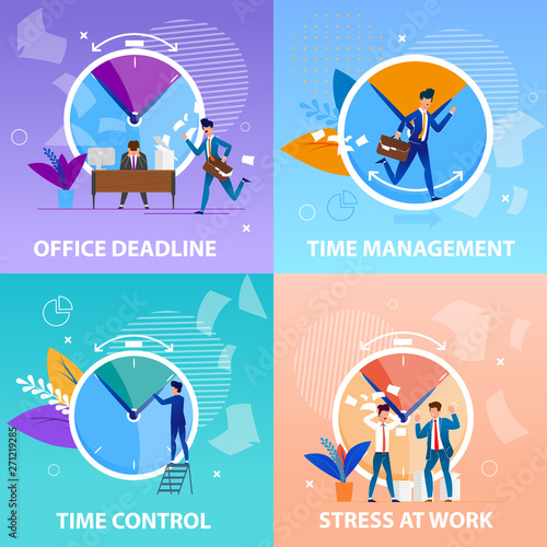 Set Office Deadlineand Time Management Control. 