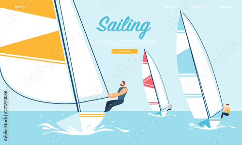 Dynamic Team Struggle Regatta Sailing Ship, Summer