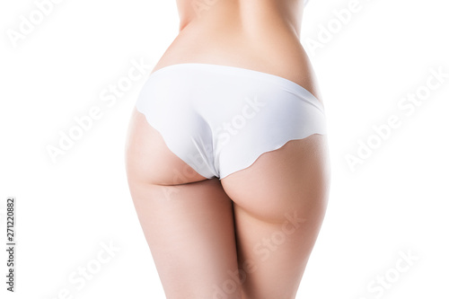Foto Perfect female buttocks isolated on white background