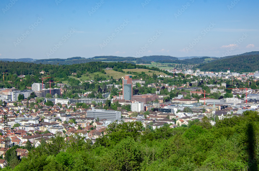 Stadt Winterthur Panorama