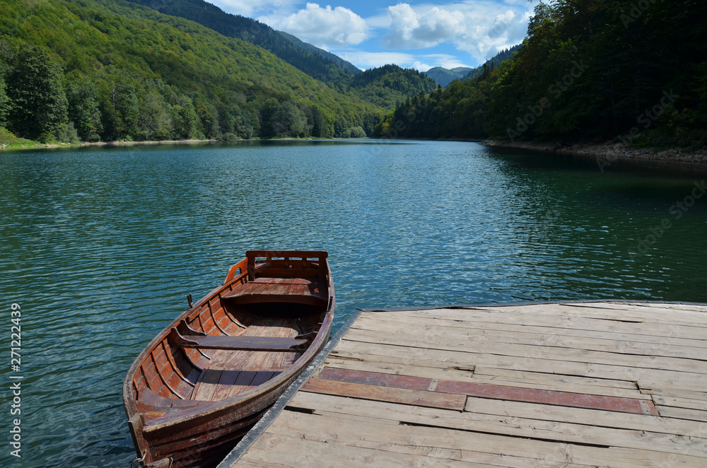 beautiful lake in national park in Montenegro