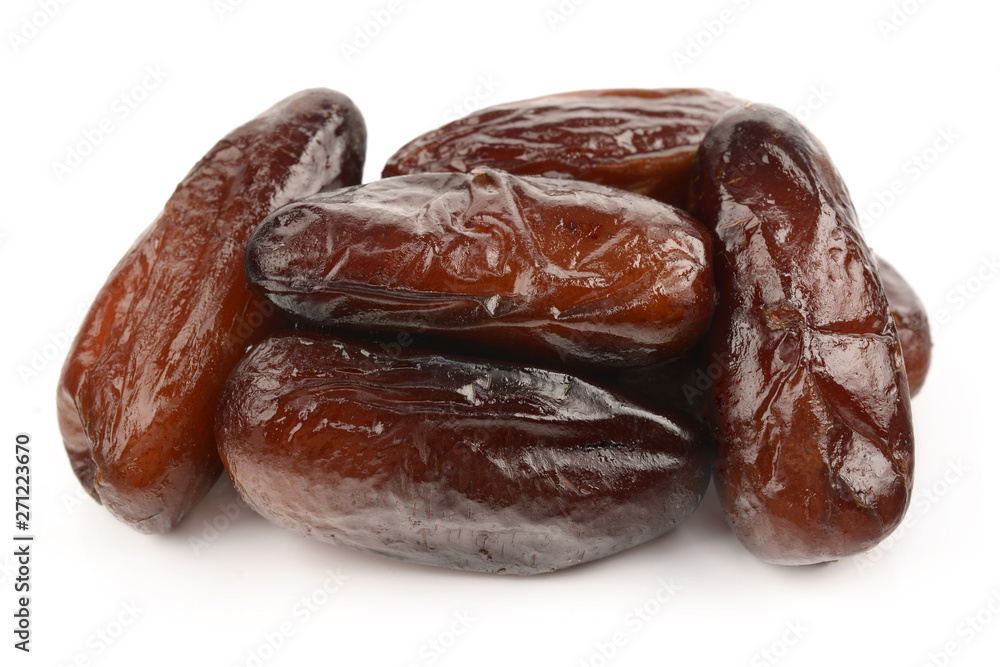 Dates on a white background Dates on a white background