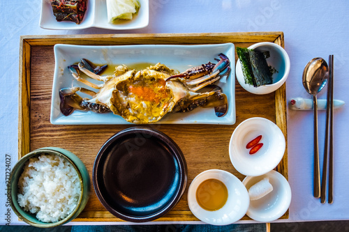 Canvas Print Traditional Korean crab dish