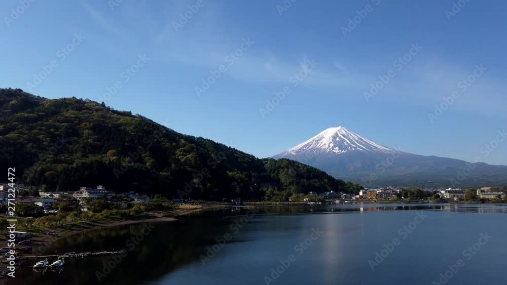 Scenic view of mountains viewpoint at Fuji Mount, Fujisan volcano, Fujiyama, Kawaguchiko lake, Tokyo, Japan Scenic view of mountains viewpoint at Fuji Mount, Fujisan volcano, Fujiyama, Kawaguchiko lake, Tokyo, Japan