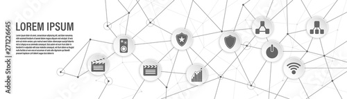block chain icon. From Web set