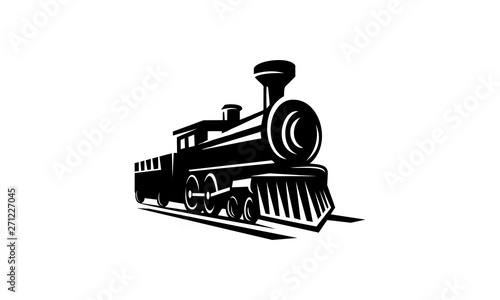 Train vector icon photo