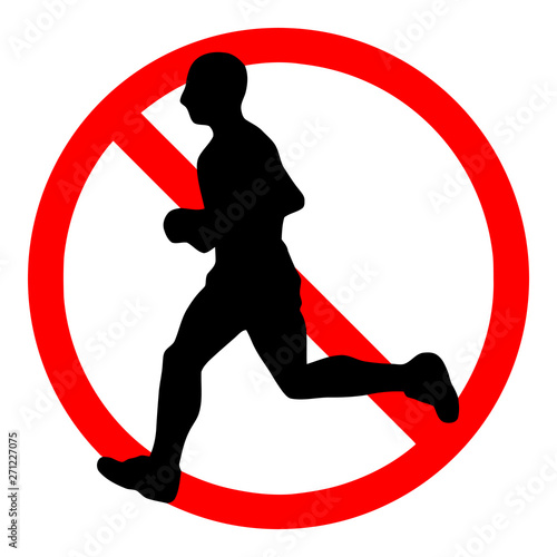 No Running Clipart