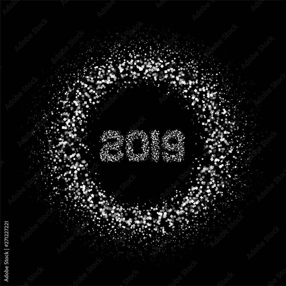 Abstract New Year Abstract New Year