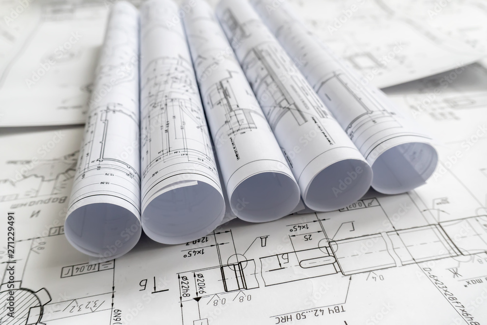Technology blueprints. The part of engineering project. Technology blueprints. The part of engineering project.