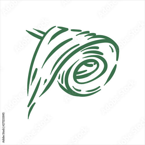 Vector hand drawn cannabis concentrate illustration on white background
