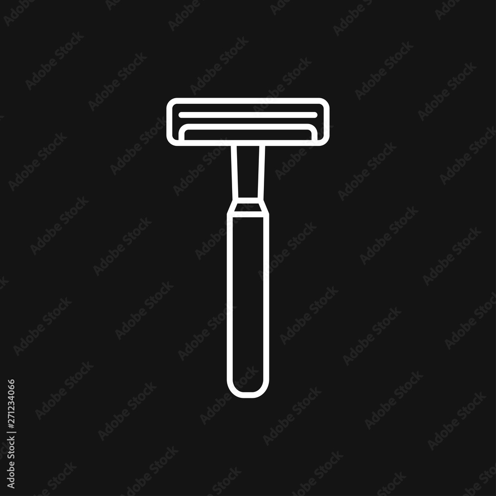 Razor icon vector sign symbol for design Razor icon vector sign symbol for design