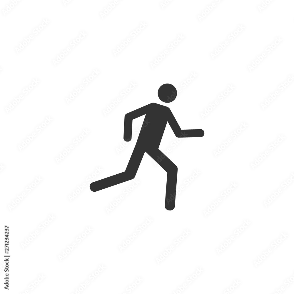 running,stylized,man,exit,people,icon,vector,symbol,sign,human,runner,silhouette,black