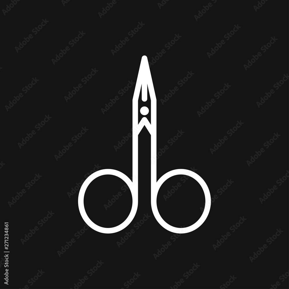 Scissors icon vector sign symbol for design Scissors icon vector sign symbol for design