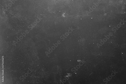 Dust and scratches design. Gray abstract background. Distressed photo editor layer. Copy space.