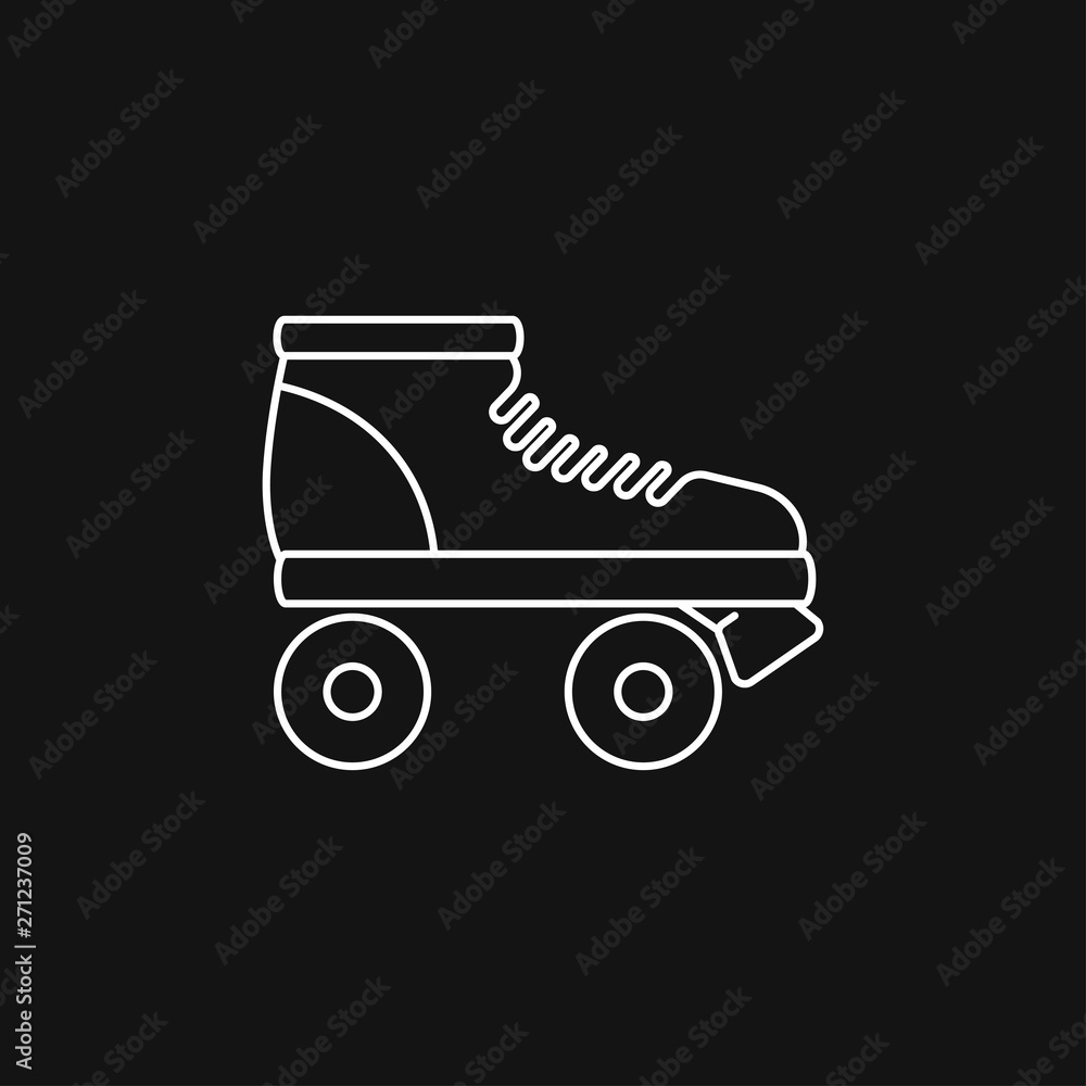 Skating icon vector sign symbol for design Skating icon vector sign symbol for design